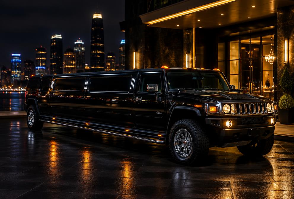 Hummer Limousines from the MY HOUSTON LIMO 4U fleet